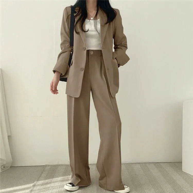 സോഫിയ (Sophia)® | Blazer And Straight-Leg Pants Set For Women - Image 14