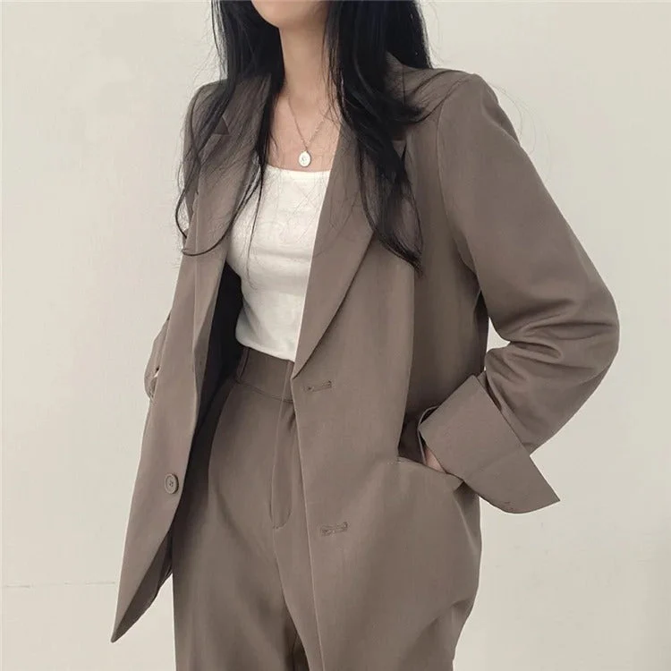 സോഫിയ (Sophia)® | Blazer And Straight-Leg Pants Set For Women - Image 16