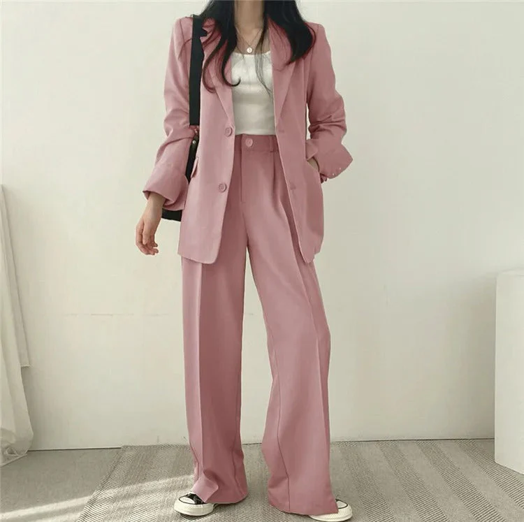 സോഫിയ (Sophia)® | Blazer And Straight-Leg Pants Set For Women - Image 4