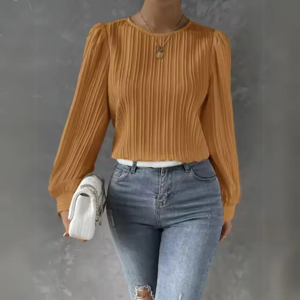 Abigail | Casual long sleeve blouse - Image 4