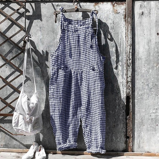 Addison® | Loose Striped Jumpsuit With Vintage Look - Image 6