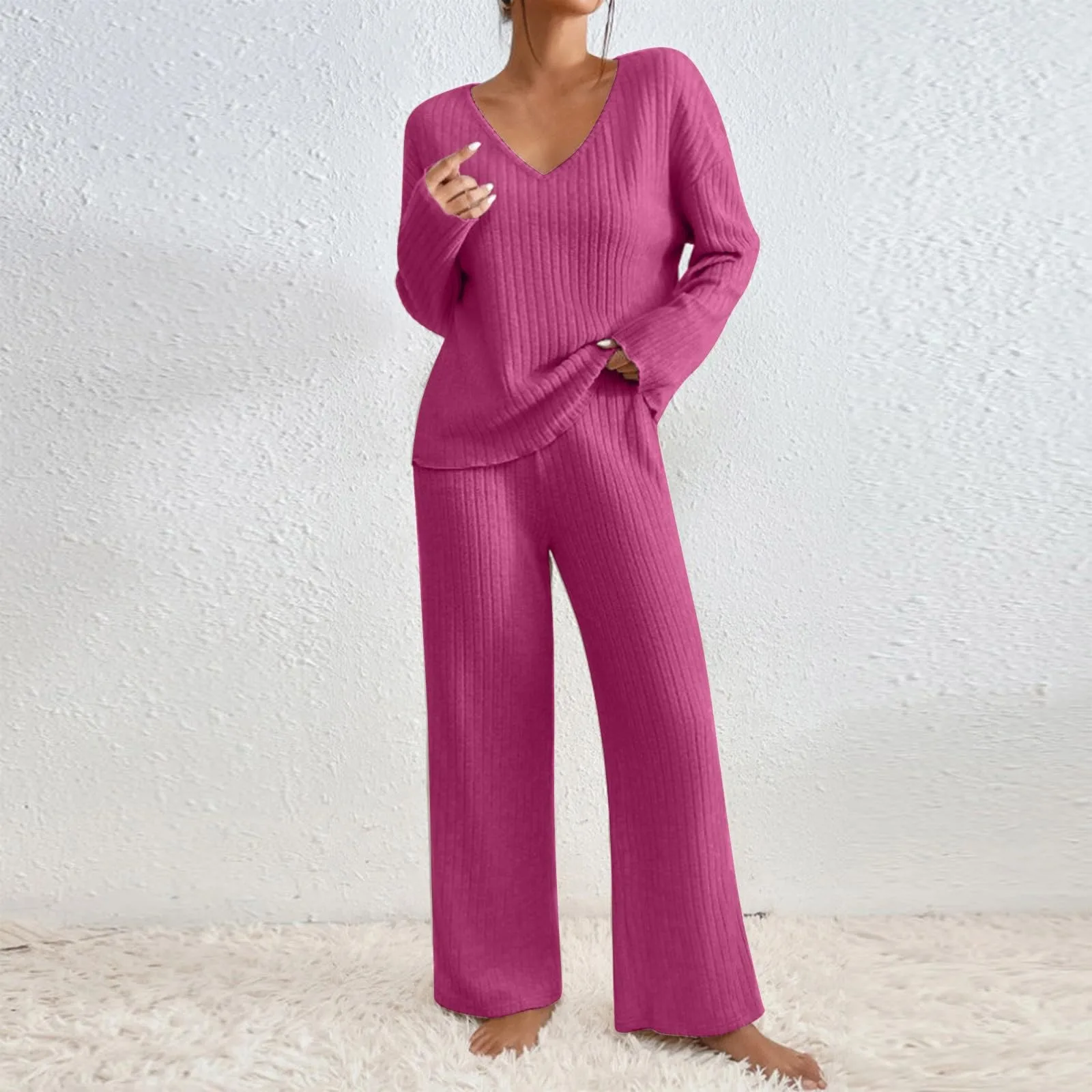 Adela | Cozy knitted two-piece suit - Image 11