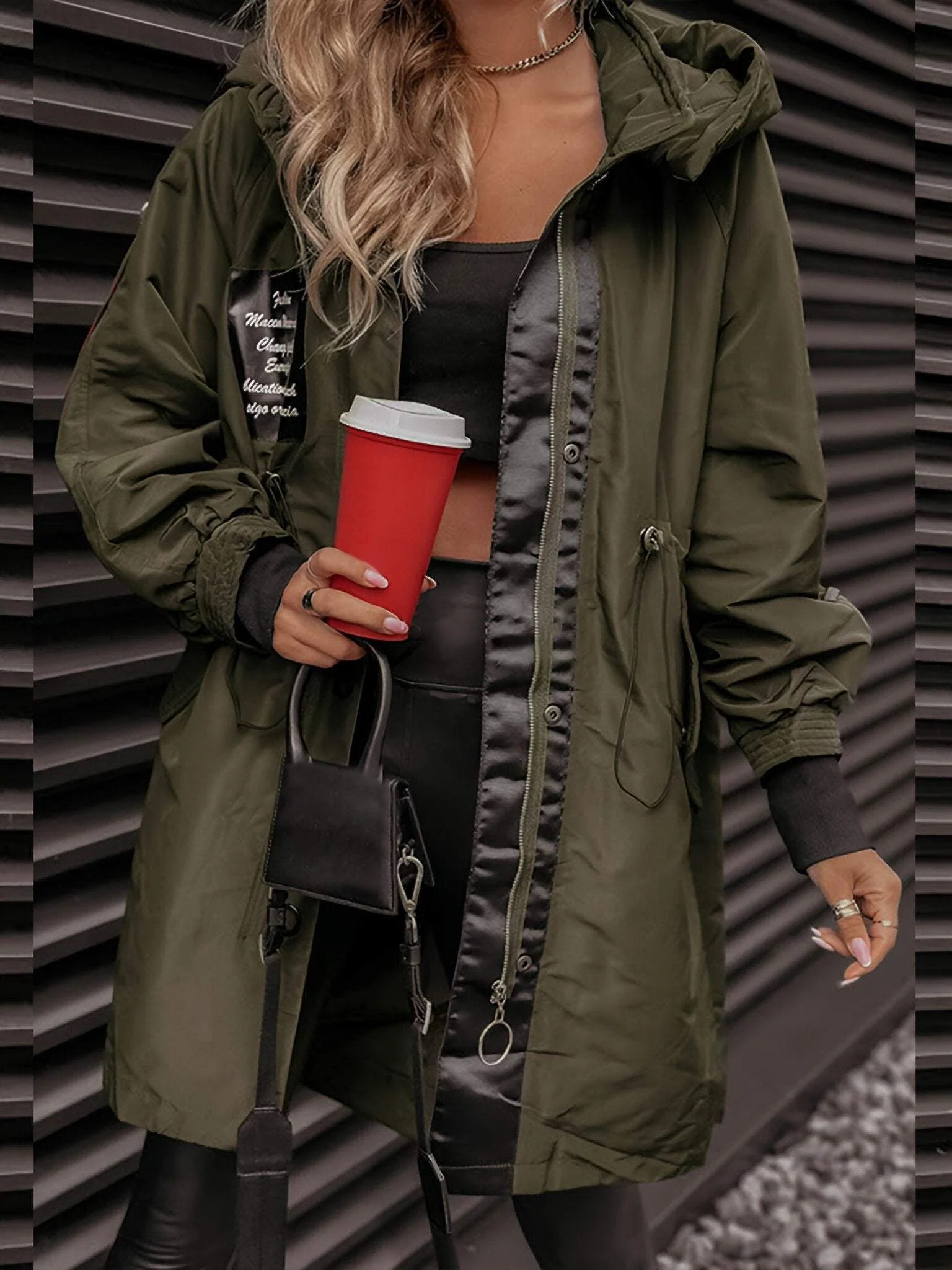 Adela | Long sleeve hooded jacket for women