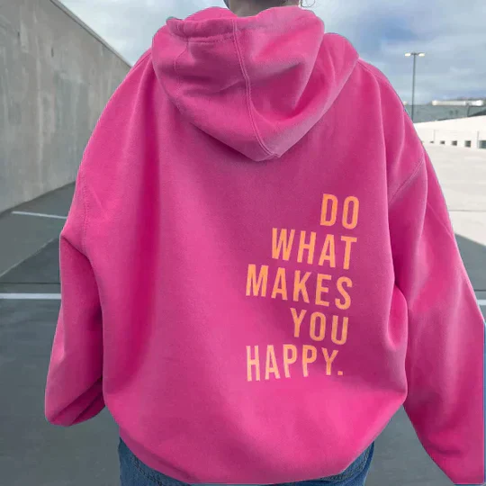 Adelaida® | Stylish hoodie with text - Image 2