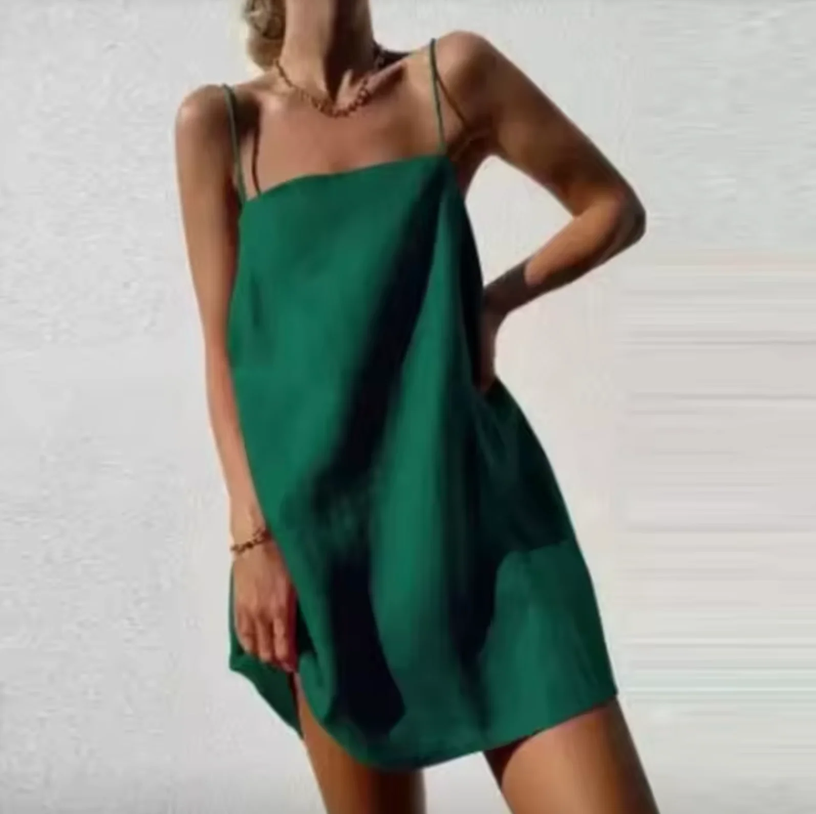Adria® | Short Linen And Cotton Dress - Image 4