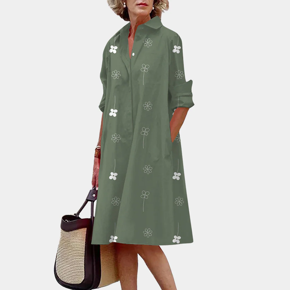 Adriana® | Elegant Shirt Dress