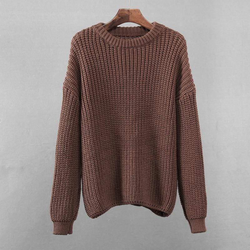 Adriana | Knitted loose autumn sweater for women - Image 4