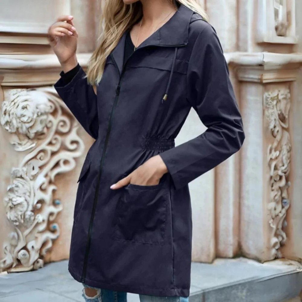 Agneta® | Elegant windbreaker trench coat for women - Image 2