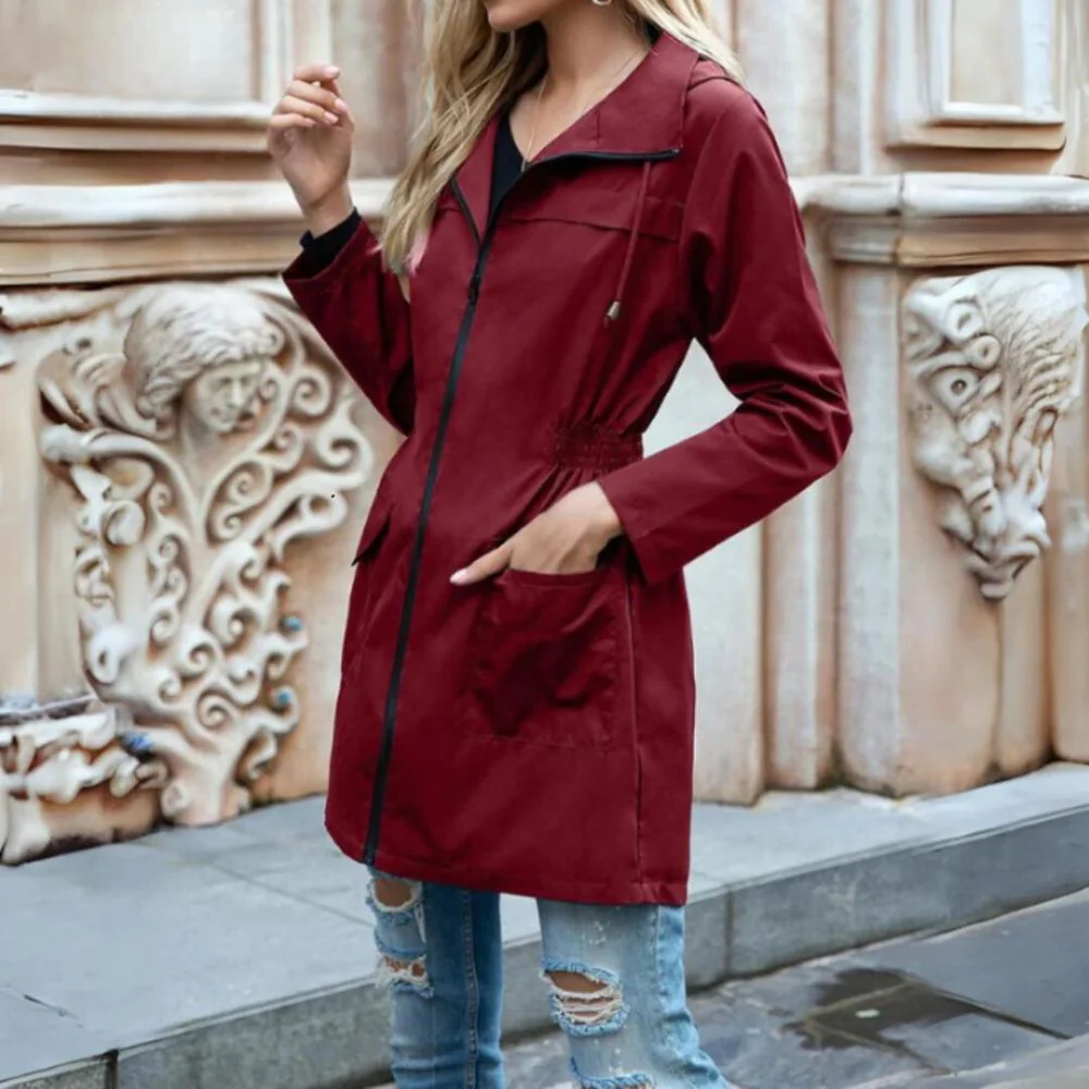 Agneta® | Elegant windbreaker trench coat for women - Image 5
