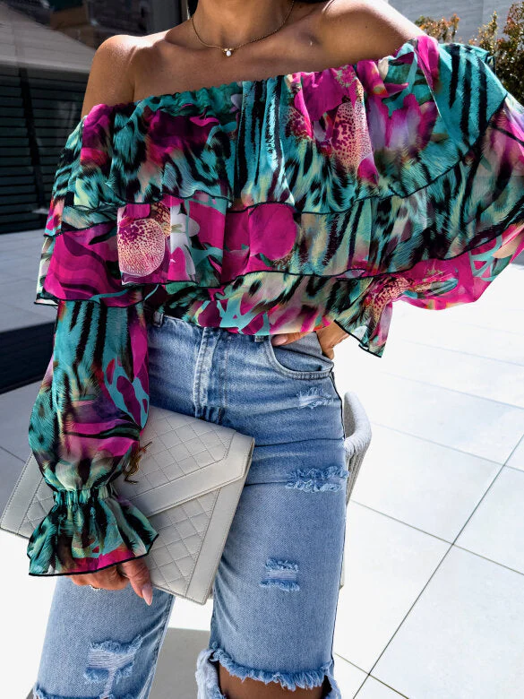 Aída® | Women'S Ruffle-Style Blouse With Floral Pattern - Image 11