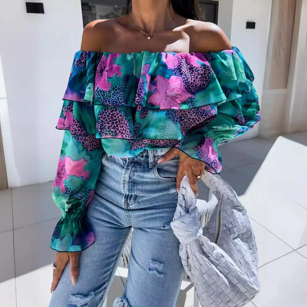 Aída® | Women'S Ruffle-Style Blouse With Floral Pattern - Image 4