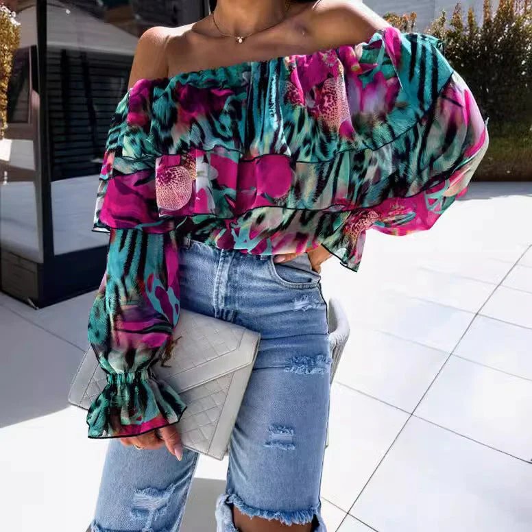 Aída® | Women'S Ruffle-Style Blouse With Floral Pattern - Image 5
