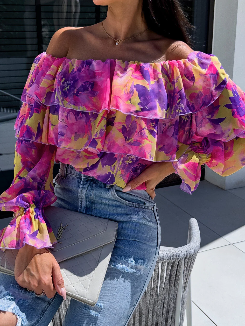 Aída® | Women'S Ruffle-Style Blouse With Floral Pattern - Image 7