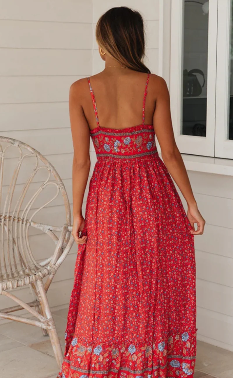 Alba® | Bohemian Dress With Straps - Image 4