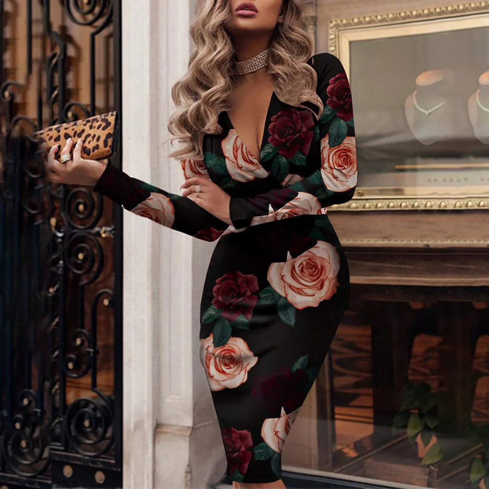 Alba® | Cocktail Dress With V-Neck For Women