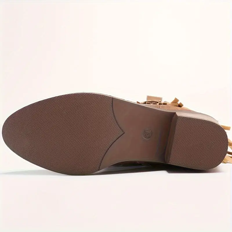 Alejandra | Robust cowboy boots with a chunky heel - Image 5
