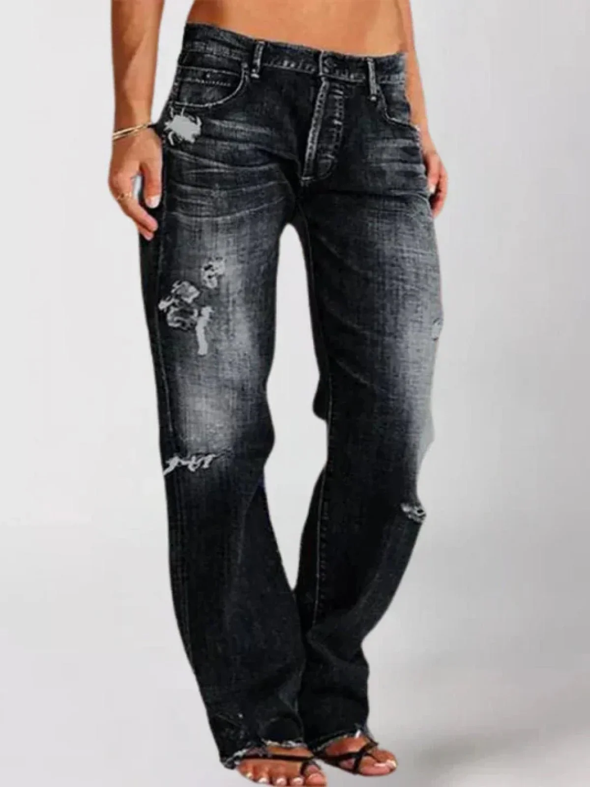 Alessia® | Elegant Low-Rise Jeans - Image 3
