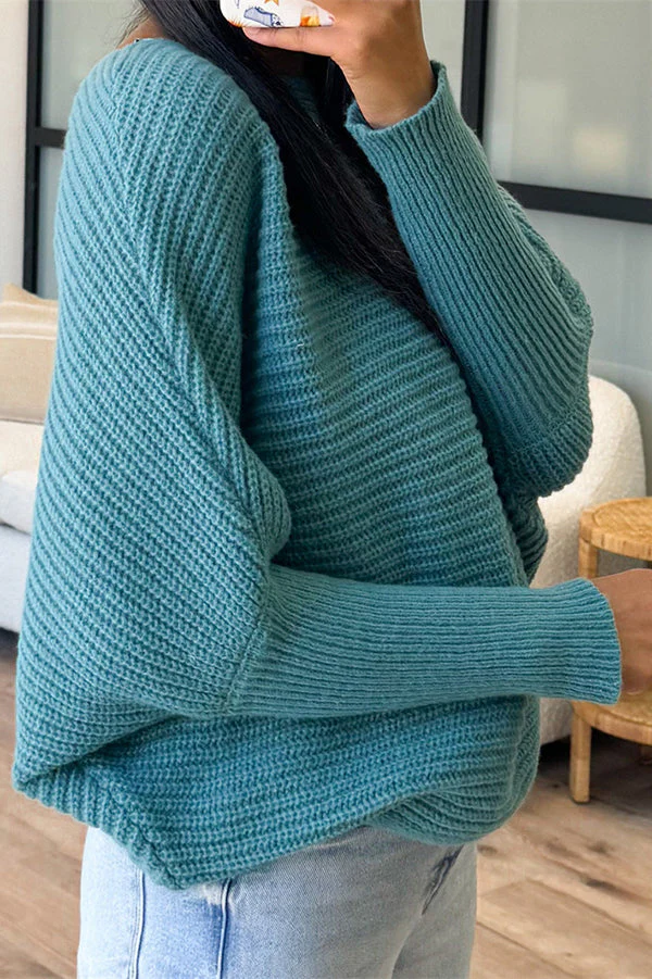 Alicia | Elegant batwing sleeve sweater for women - Image 4