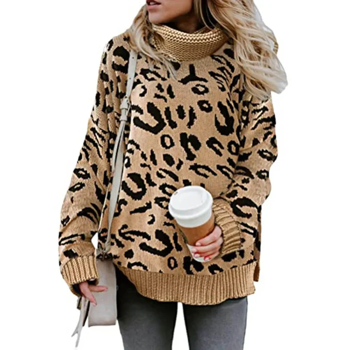 Alicia® | Women's leopard print sweater - Image 2