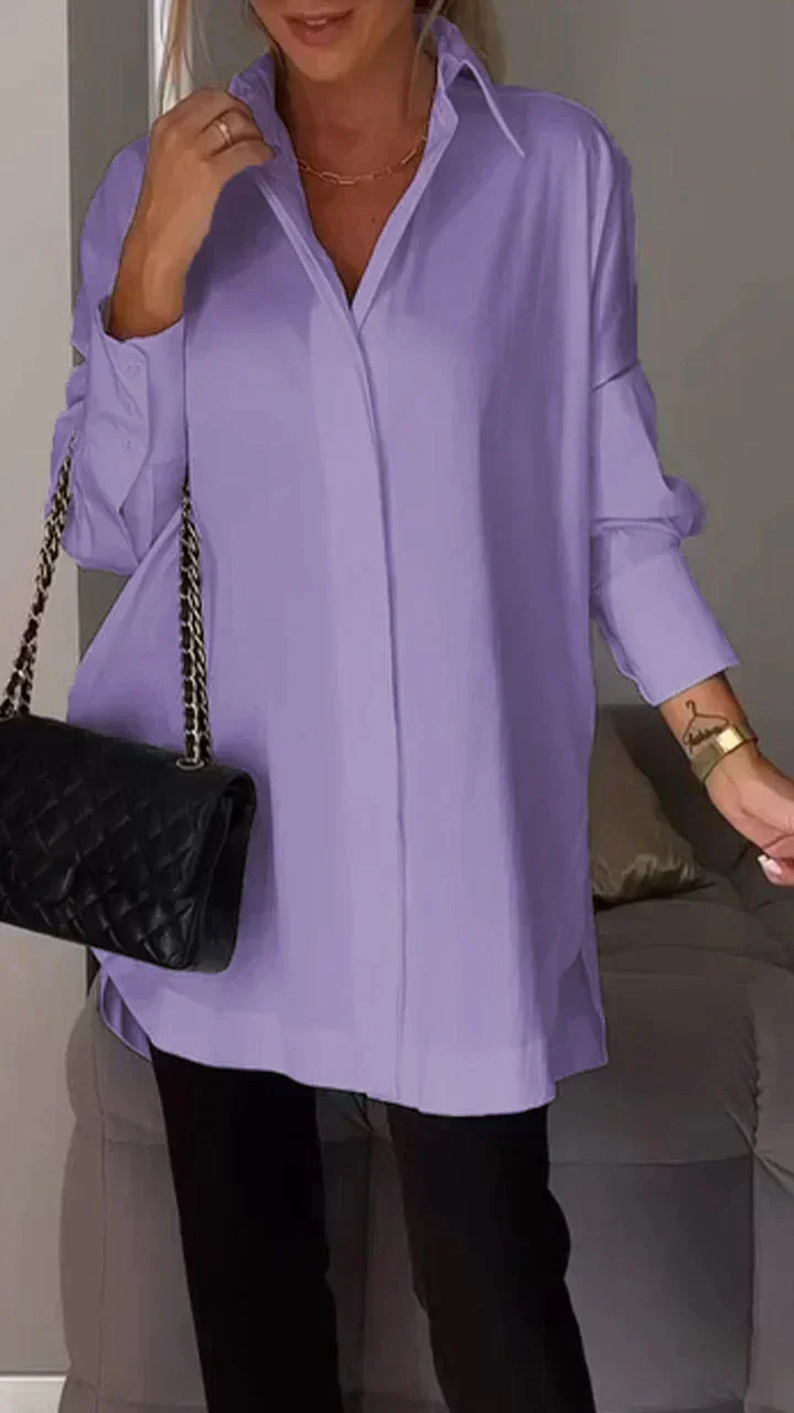 Alina® | Polo Shirt With Lapel Slit - Image 8