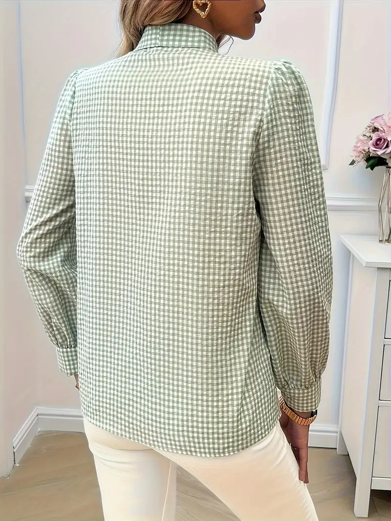 Allegra® | Cotton Blouse With Bow Tie - Image 15