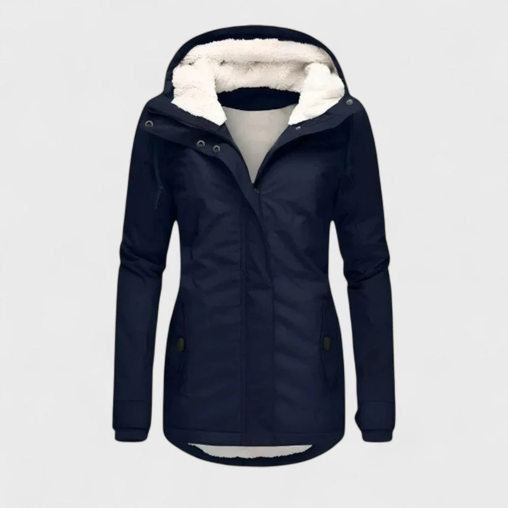 AlpiTech - Women's Warm and Waterproof Hooded Jacket - Image 6