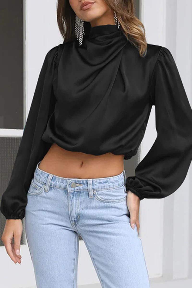 Amalia | Elegant solid patchwork halter tops - Image 11