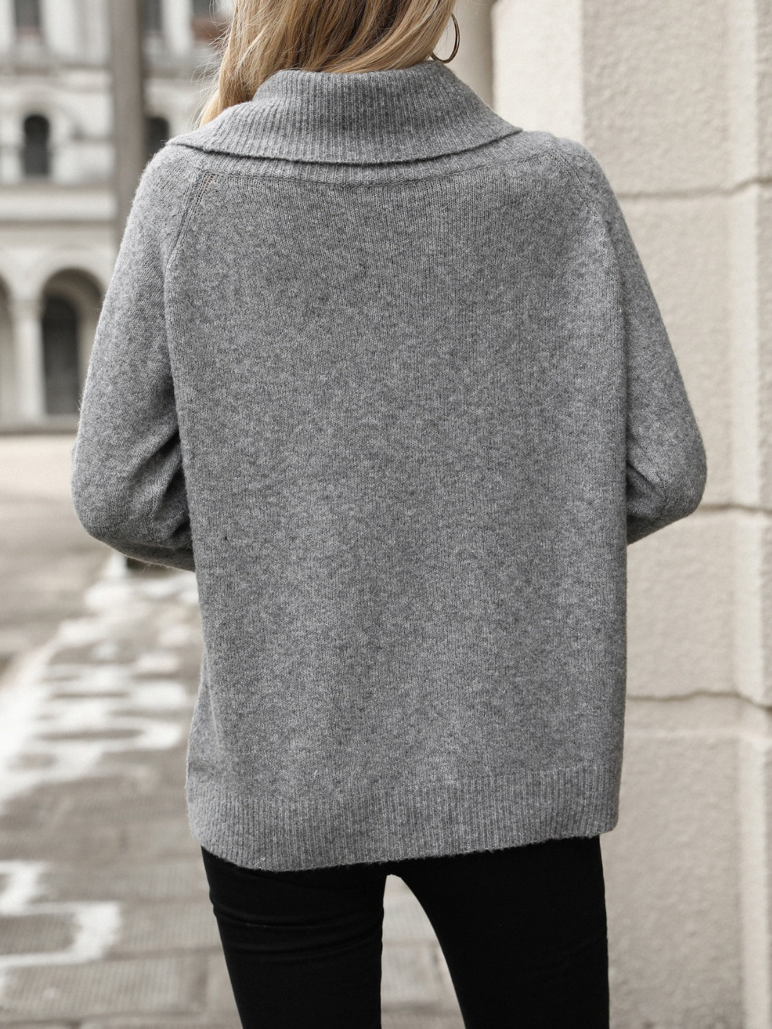 Amelie | Turtleneck sweater with long sleeves - Image 8