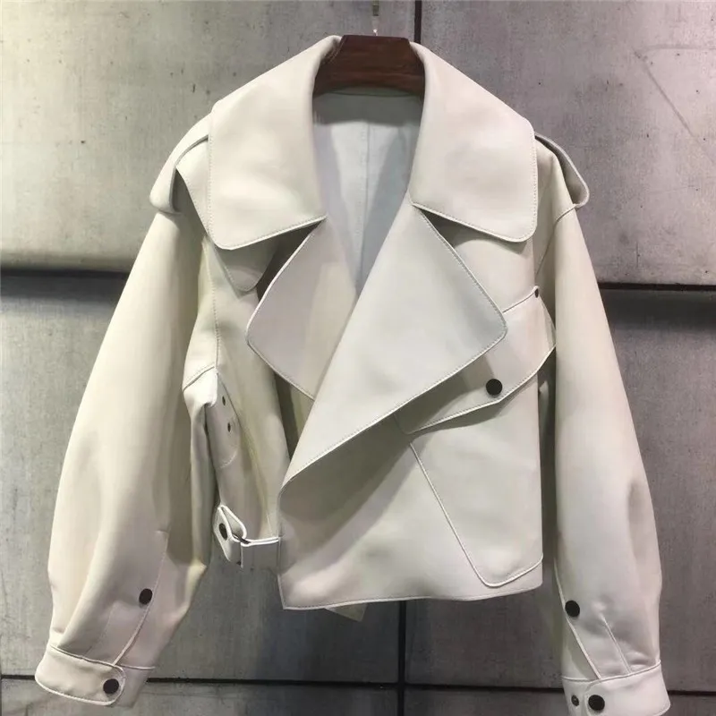 Amelie | Elegant leather jacket for women - Image 3