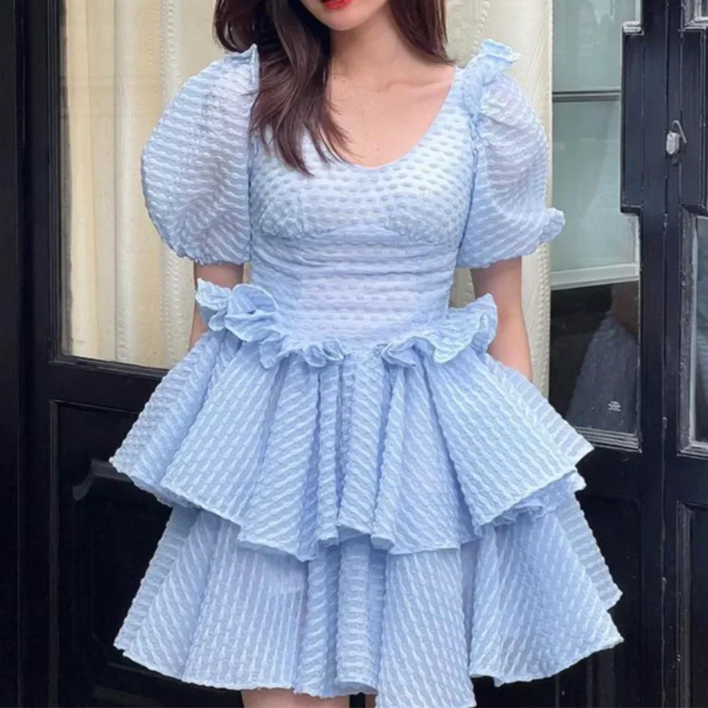 Amira® | Polyester Blue And White Summer - Image 2
