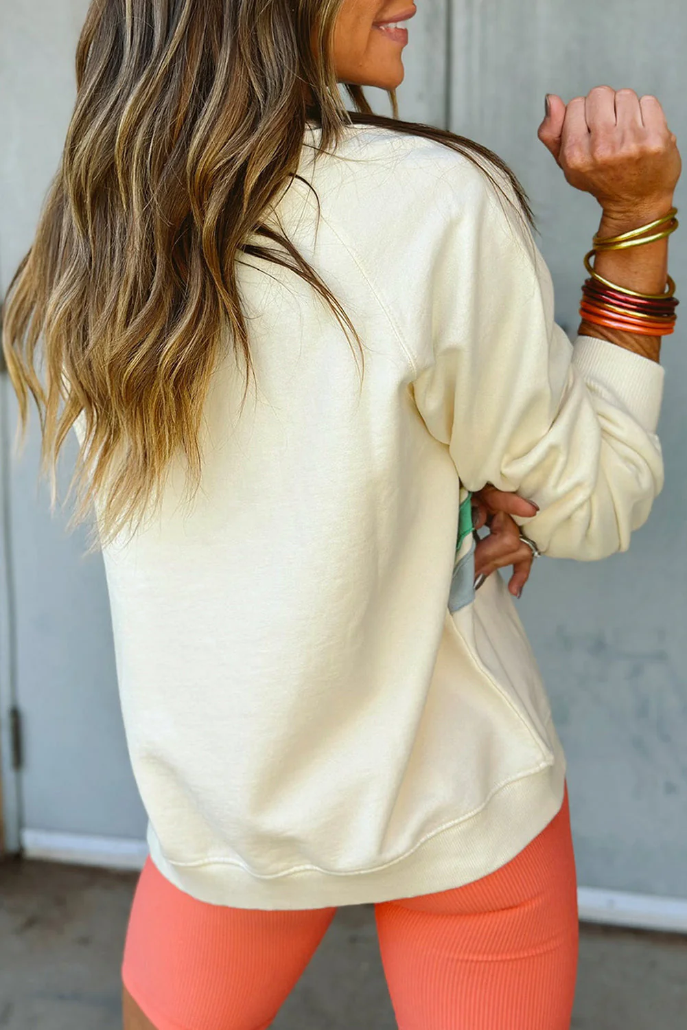 Amparo | Chic Sudadera Rainbow Loose - Image 2