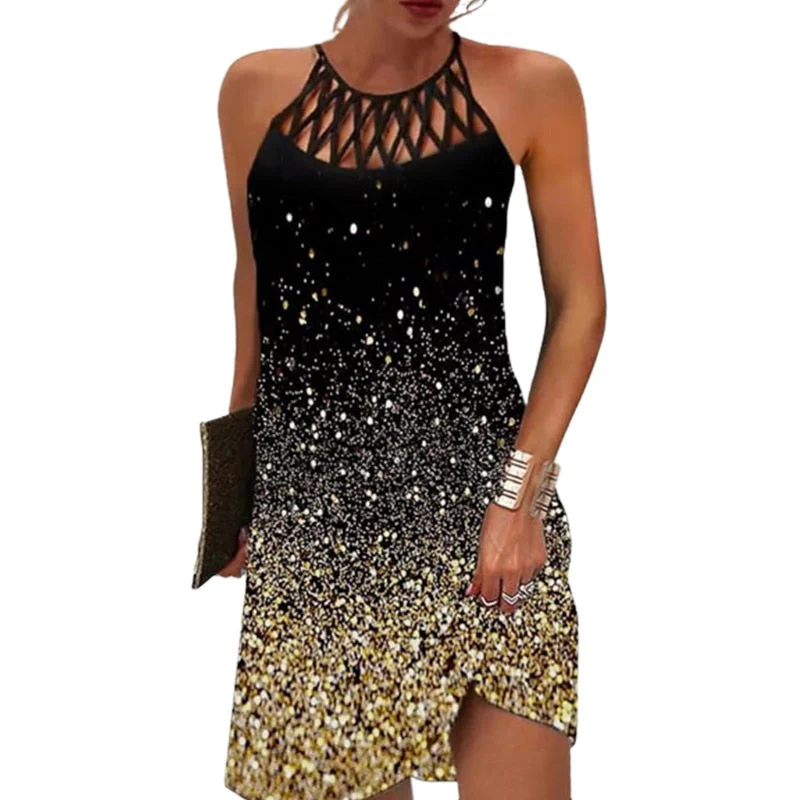 Amparo® | Printed Dress With Halters - Image 4