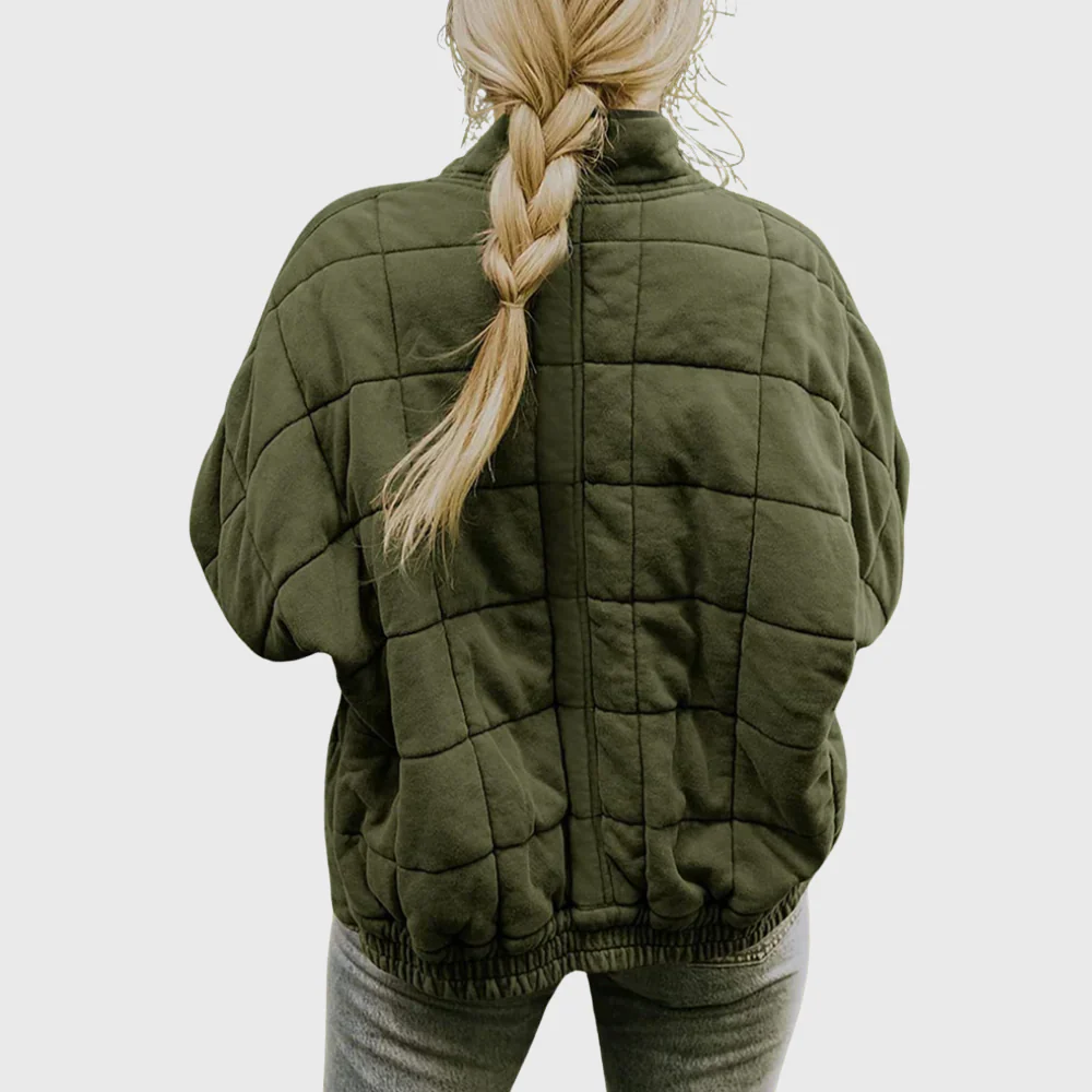 Amy | Quilted jacket with an elegant oversized look - Image 6