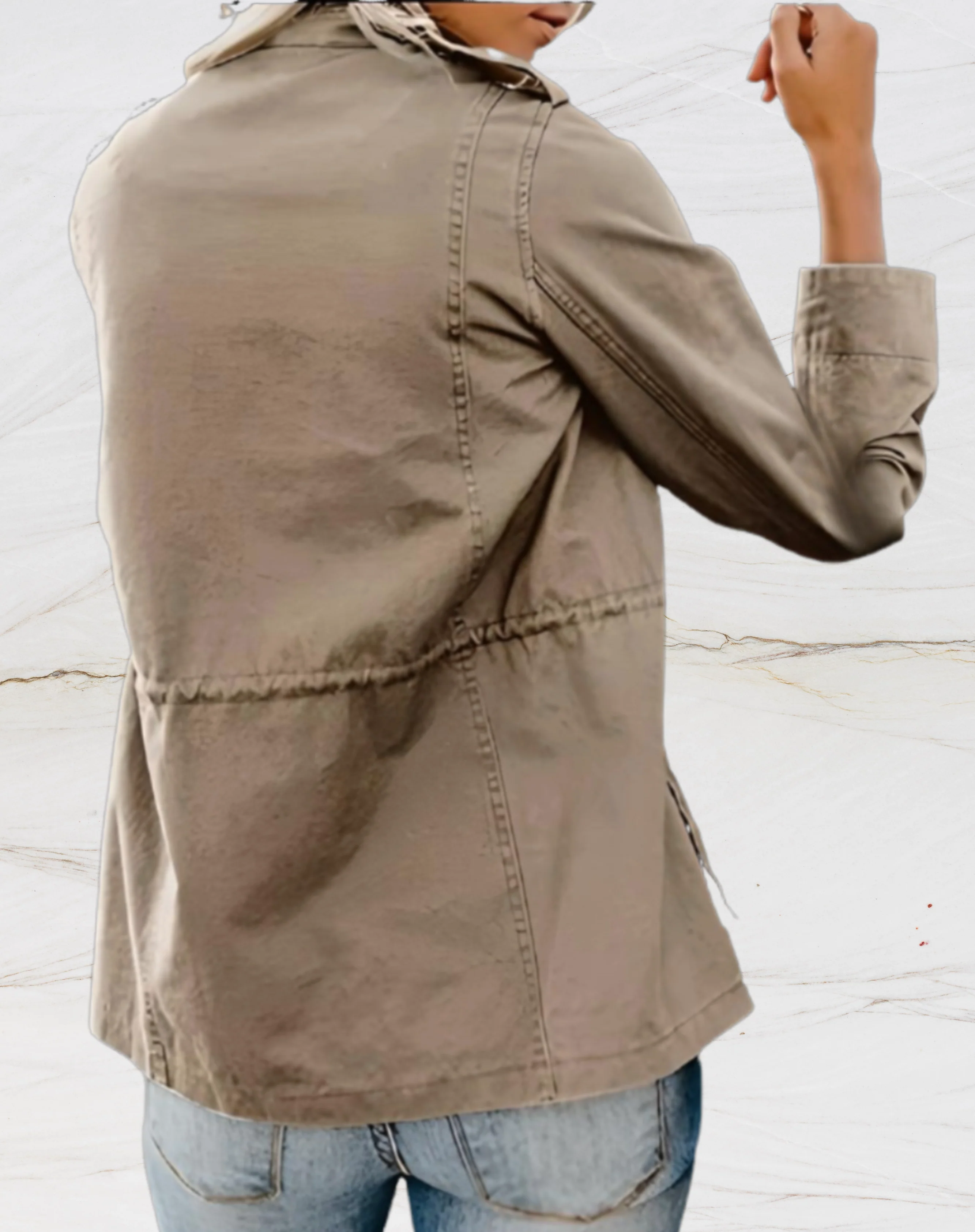 Andrea | Elegant Casual Utility Jacket - Image 7
