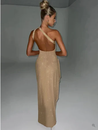 Anfisa® | Elegant Cocktail Dress With Pearl Trim And Back Neckline - Image 2