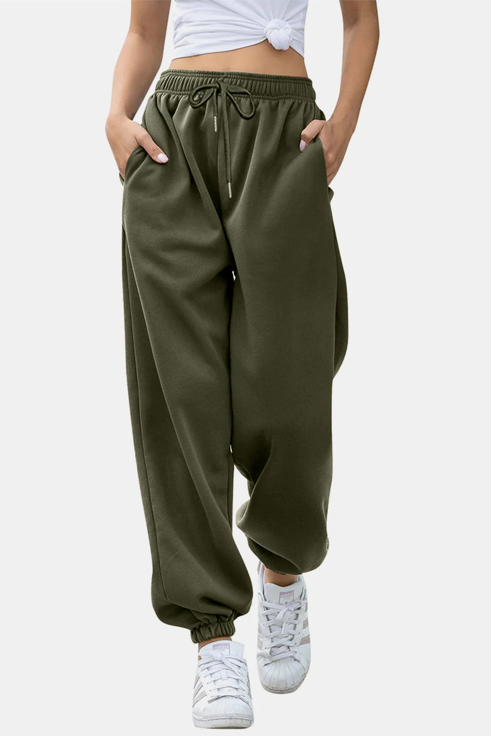 Angela | Jogging pants with elastic waistband and pockets