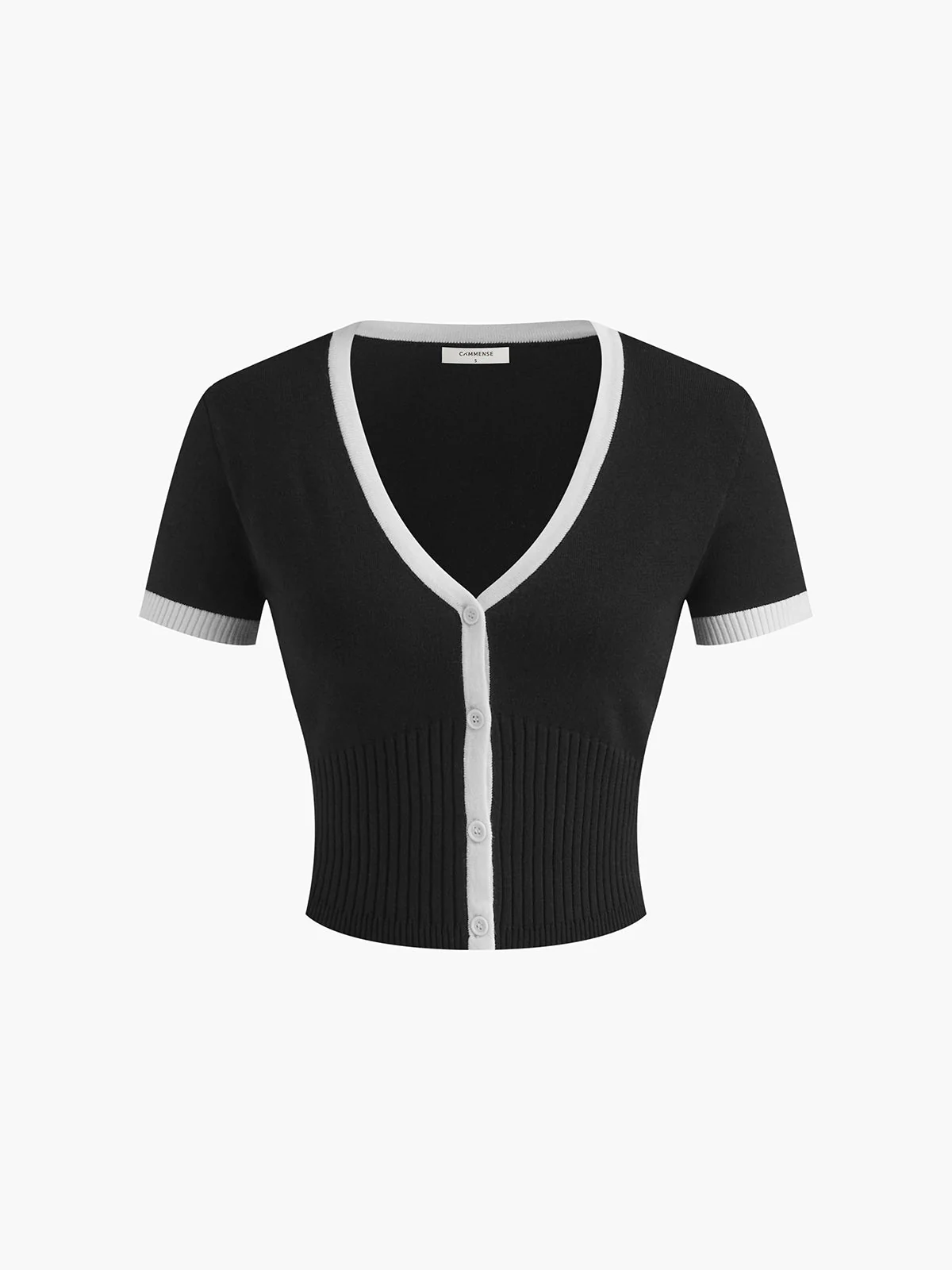 Angélica® | Knitted Dress With Contrasting Cuffs - Image 7