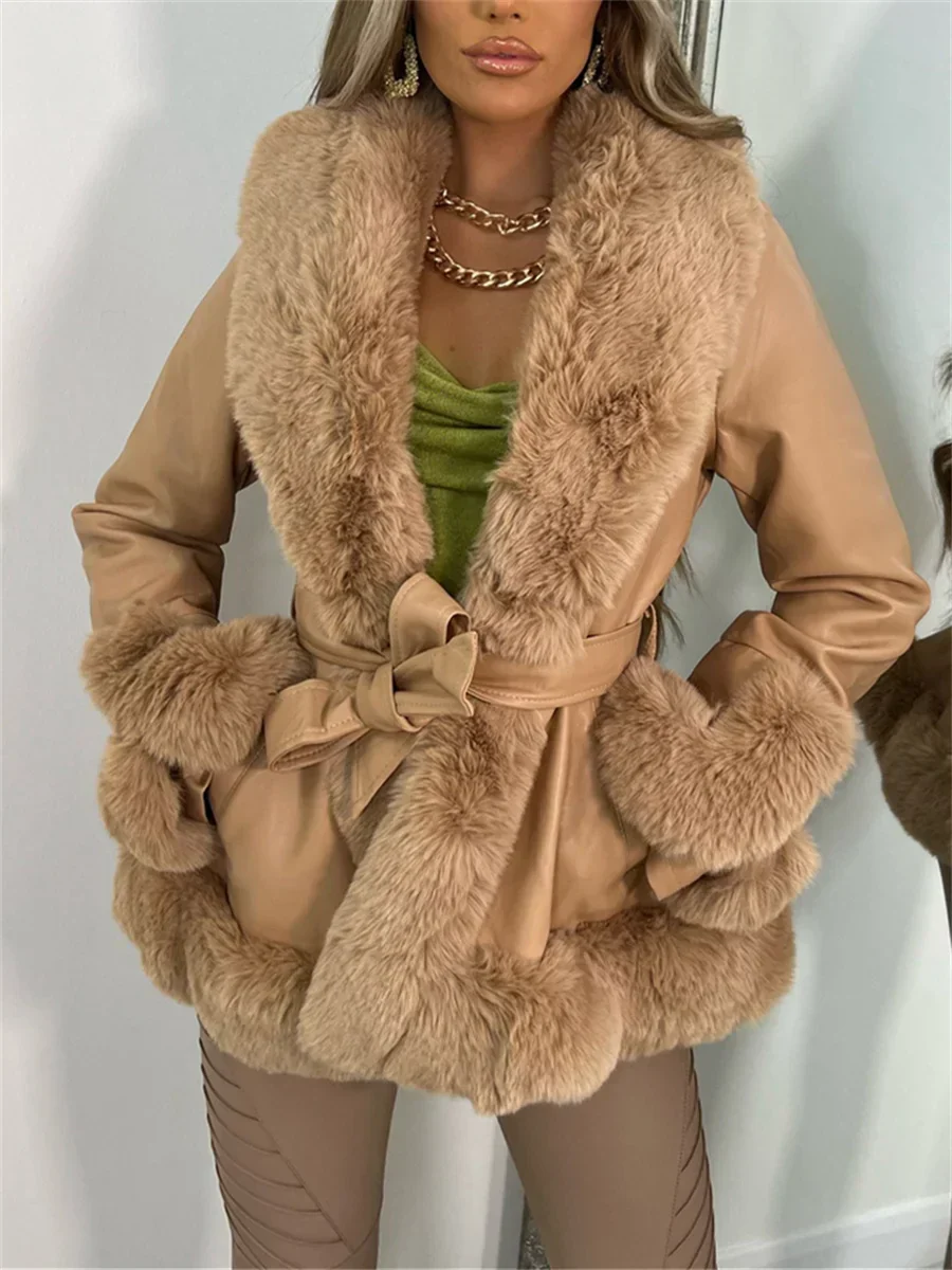 Angelica | Warm and glamorous coat jacket - Image 2