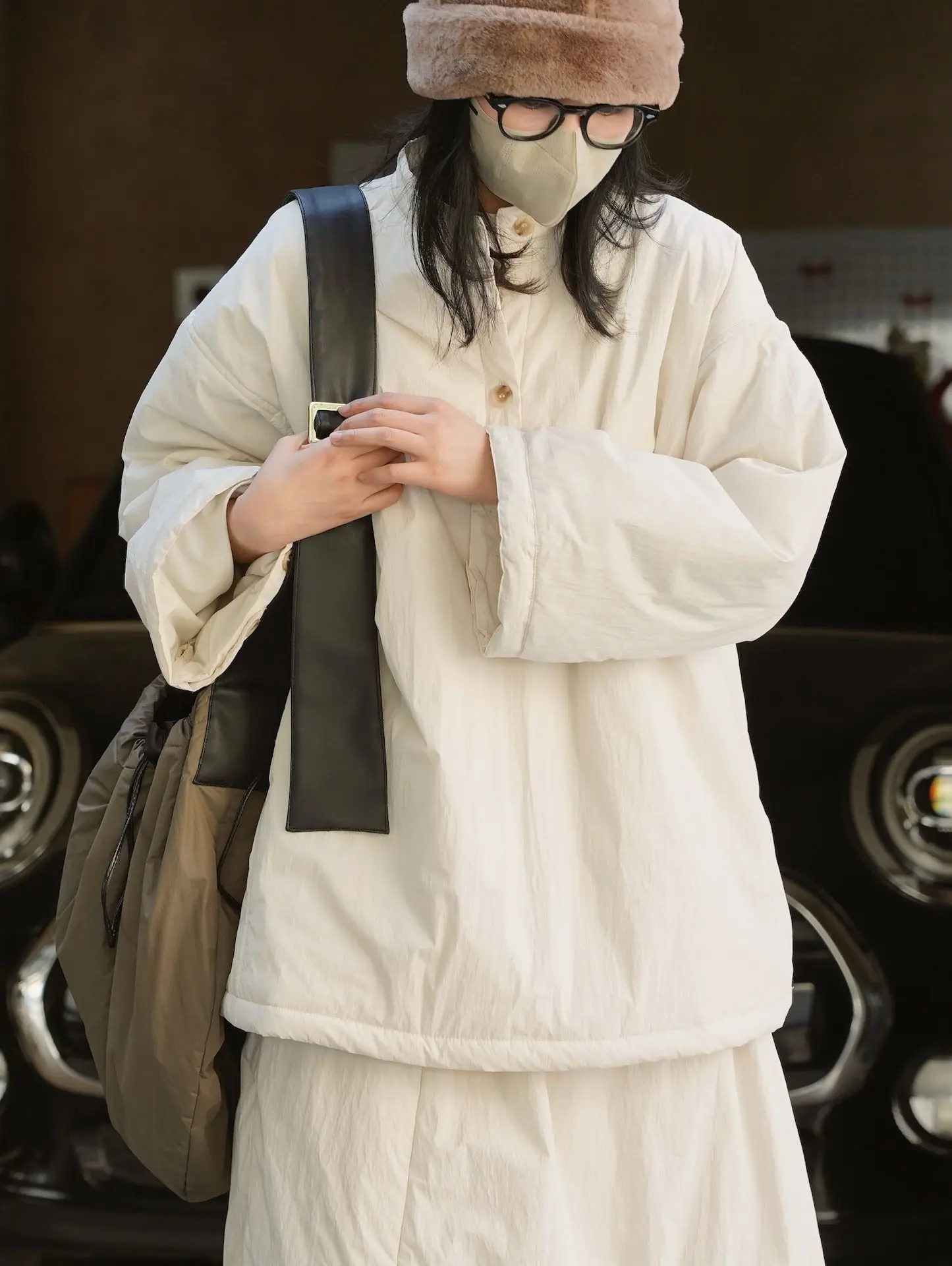 Angeline's | Loose-fitting women's winter jacket made of cotton - Image 2