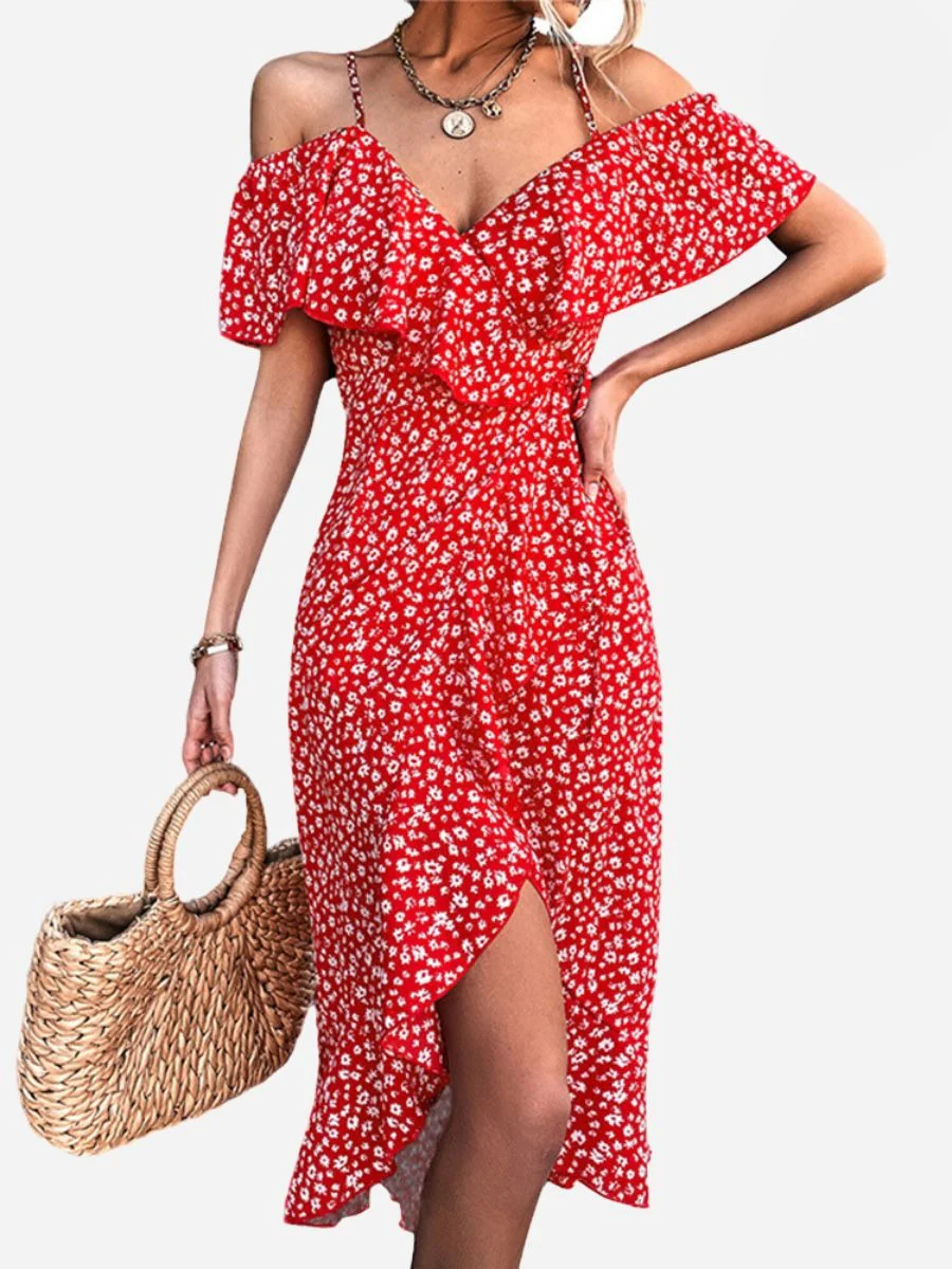 Angelines® | Sexy Strappy Floral Dress