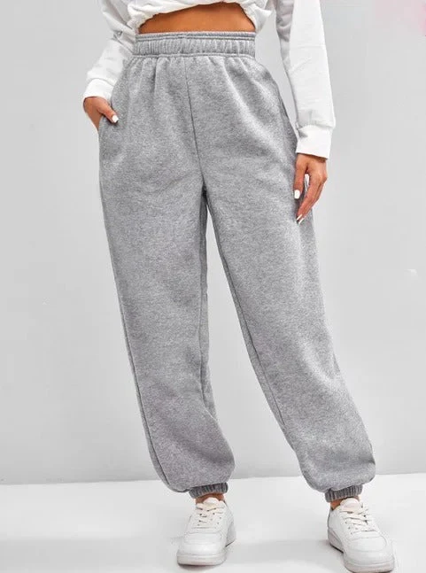 Anita | Casual comfortable winter sweatpants for women with high waist - Image 2