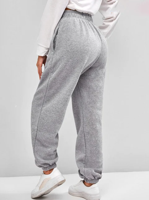 Anita | Casual comfortable winter sweatpants for women with high waist - Image 3
