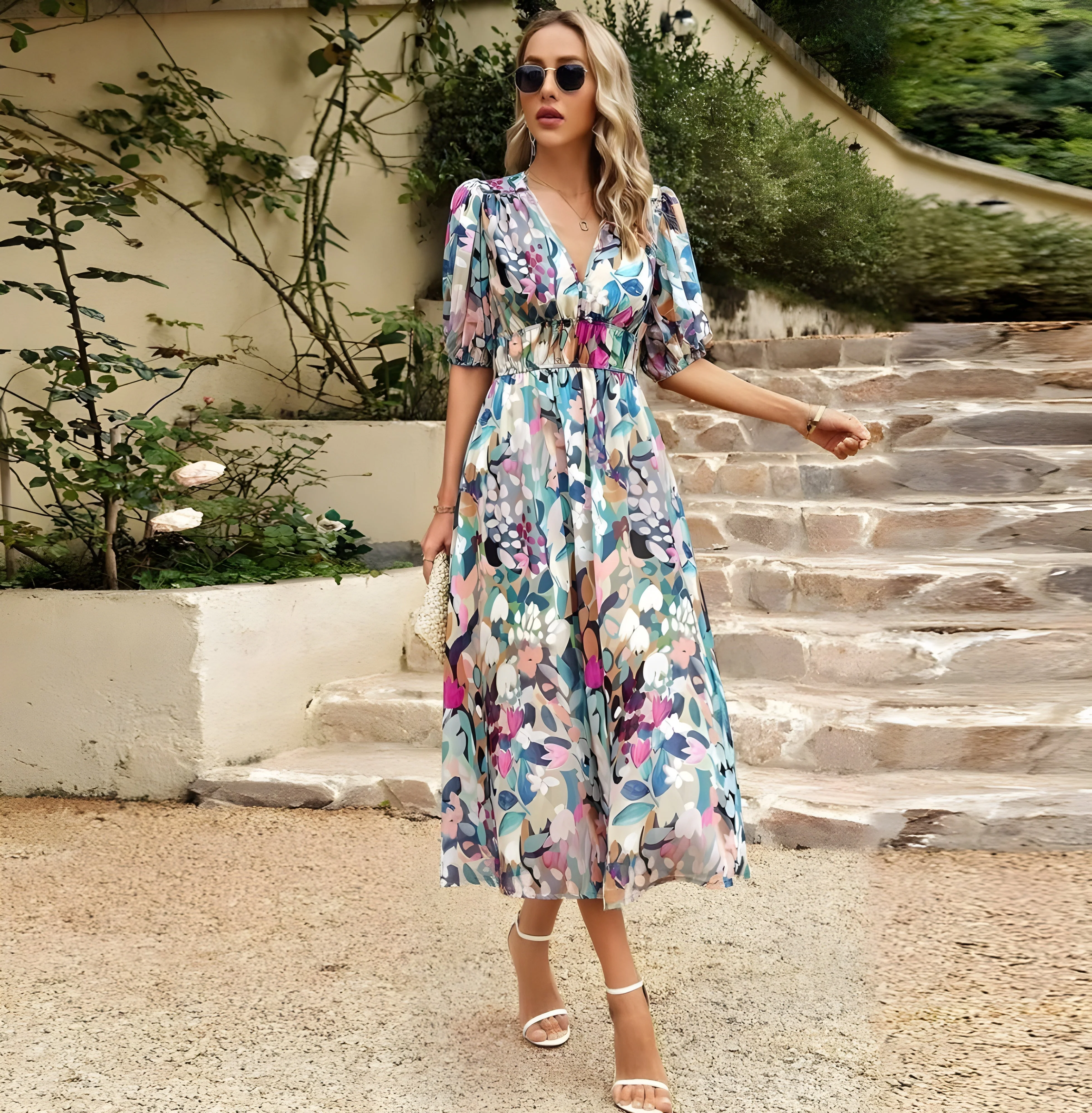 Anita® | Midi Dress With Flowers - Image 4