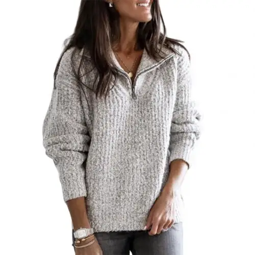 Anita | Patrizia half-zip sweater - Image 2