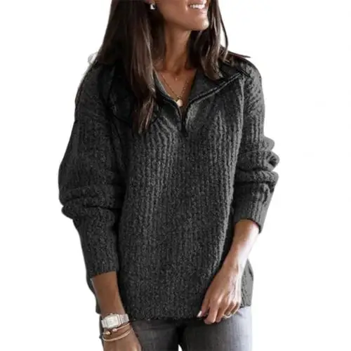 Anita | Patrizia half-zip sweater - Image 3