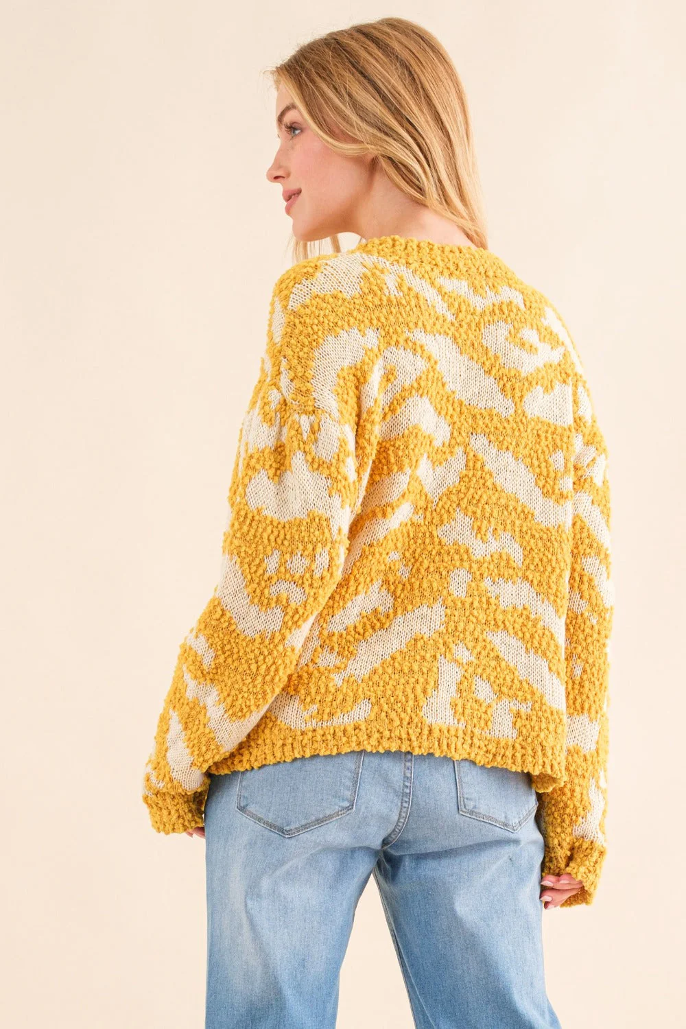 Anke | And the Why textured contrast sweater in full size - Image 2