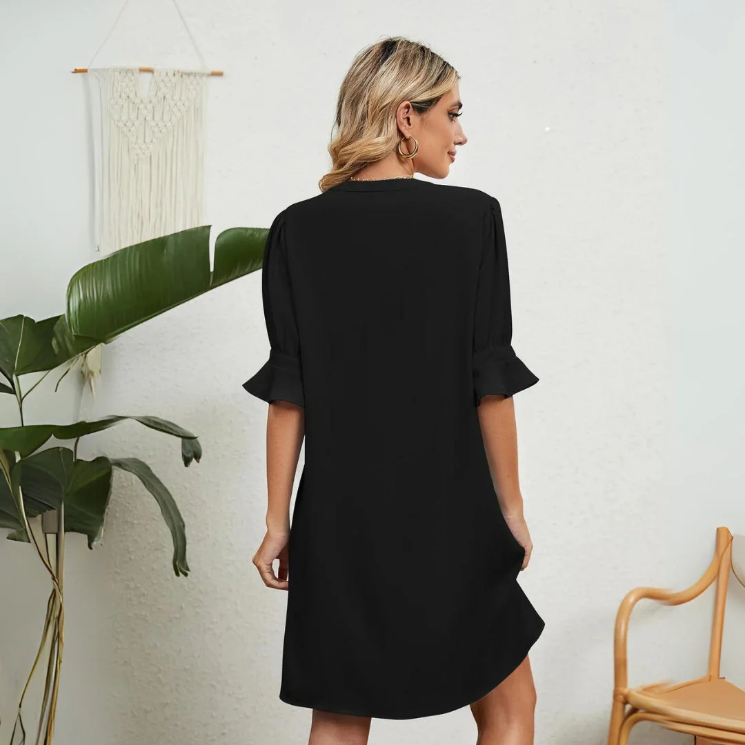 Annette® | Comfortable Dress With A V-Neck - Image 7