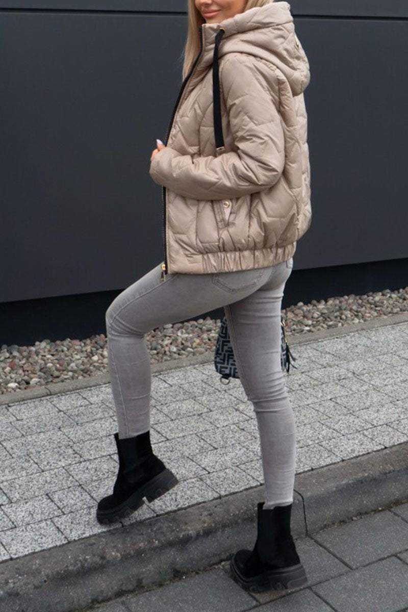 Annika | Multicolored cotton winter jacket - Image 6