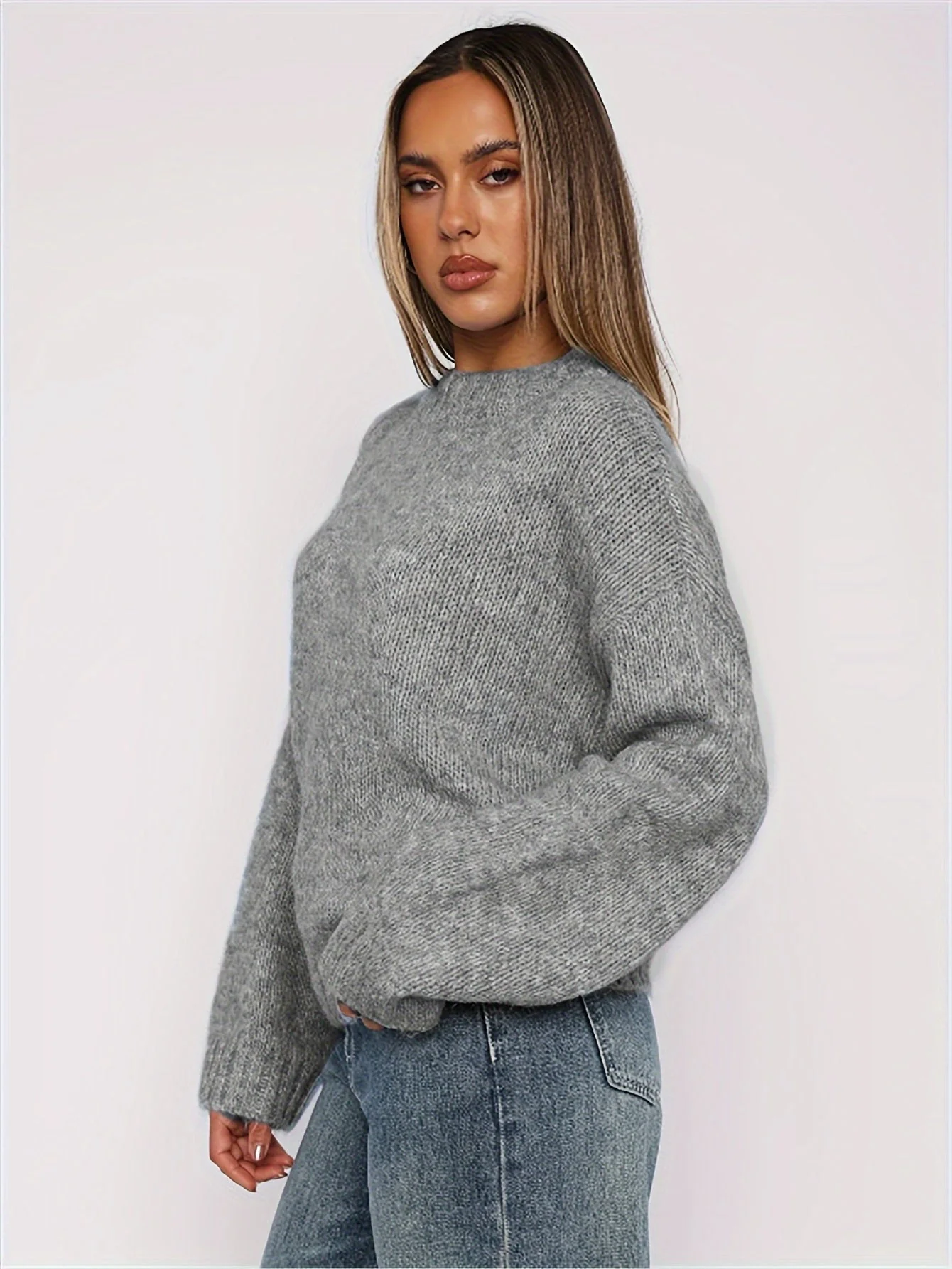 Antonella | Casual turtleneck sweater for women - Image 5