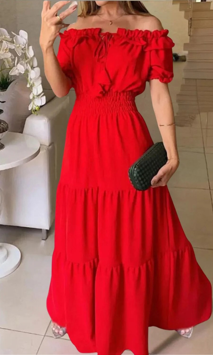 Antonella® | Elegant Elastic Summer Dress - Image 10